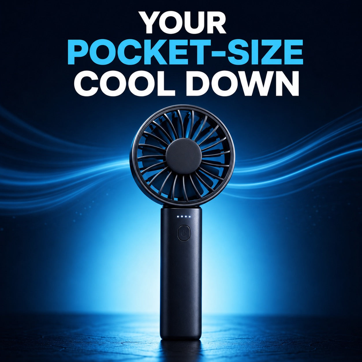 Rechargeable Handheld Fan – Pocket-Size Heatwave Hero