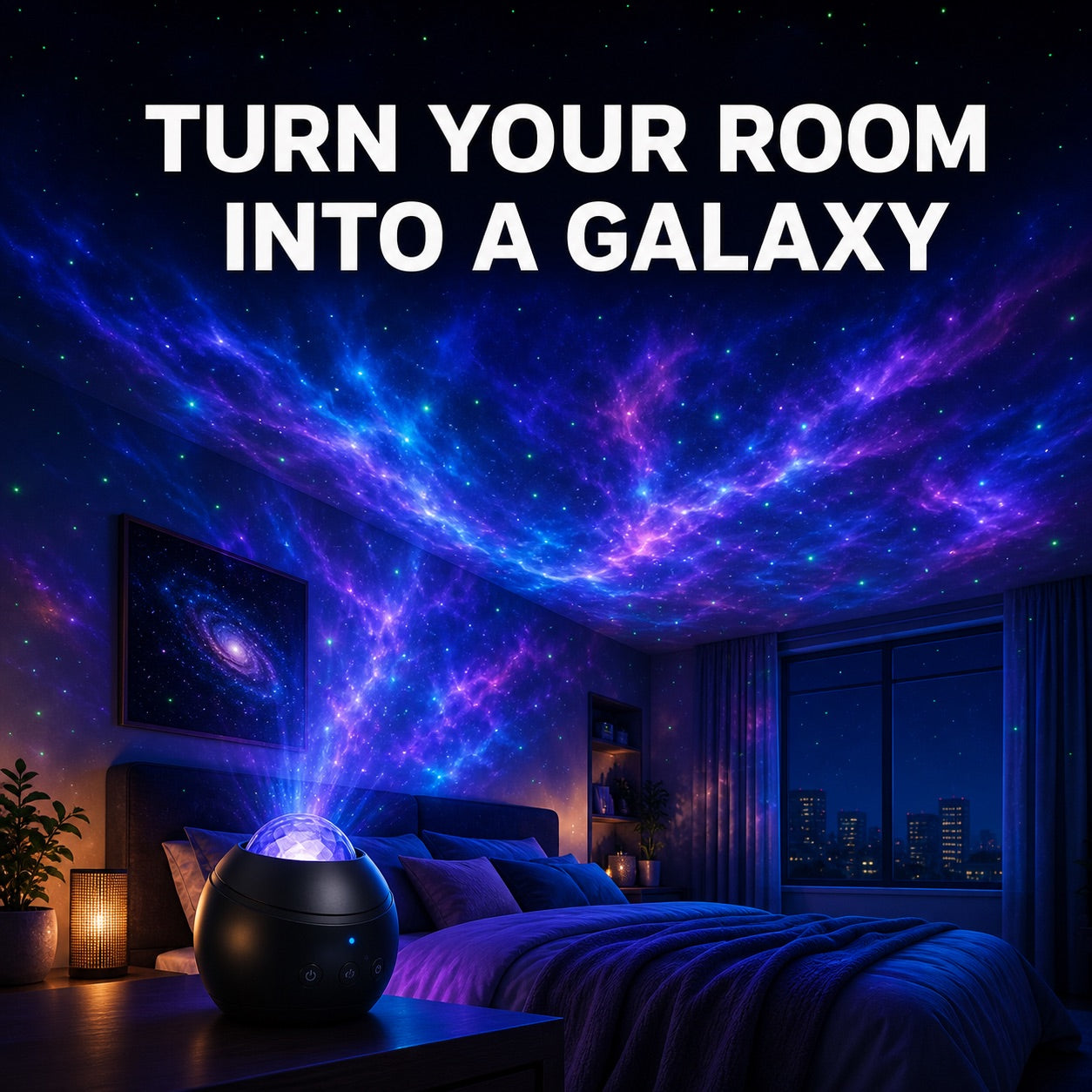 Galaxy Room Projector – Turn Your Ceiling Into a Galaxy