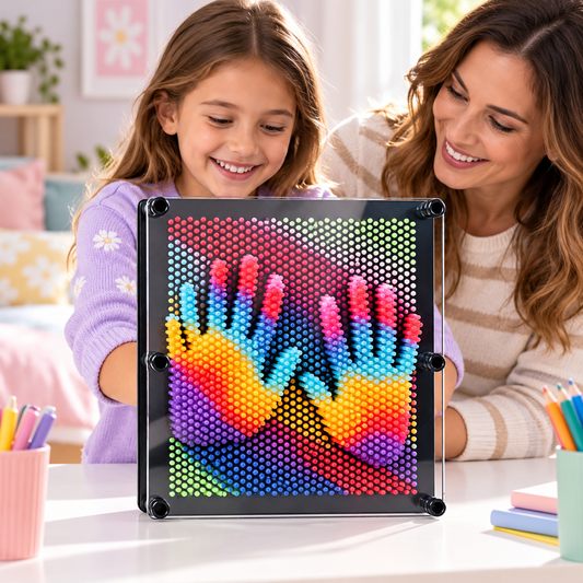Colourful 3D Pin Art Impression Board