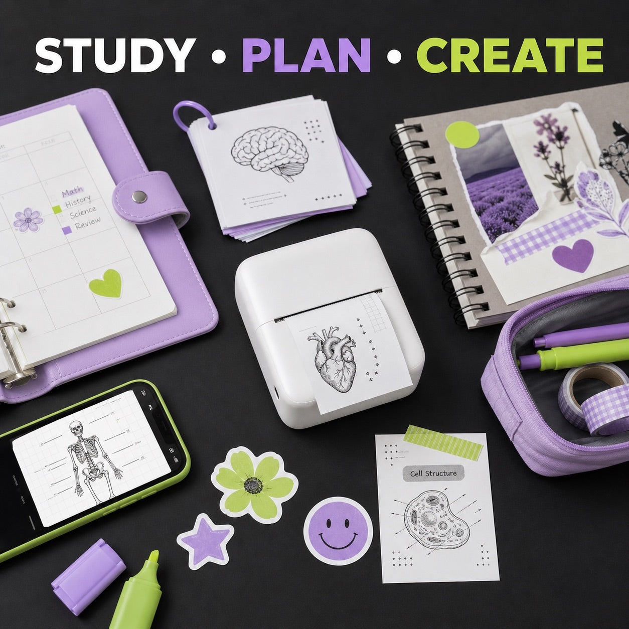 Mini Inkless Sticker Printer – Print Ideas Anywhere