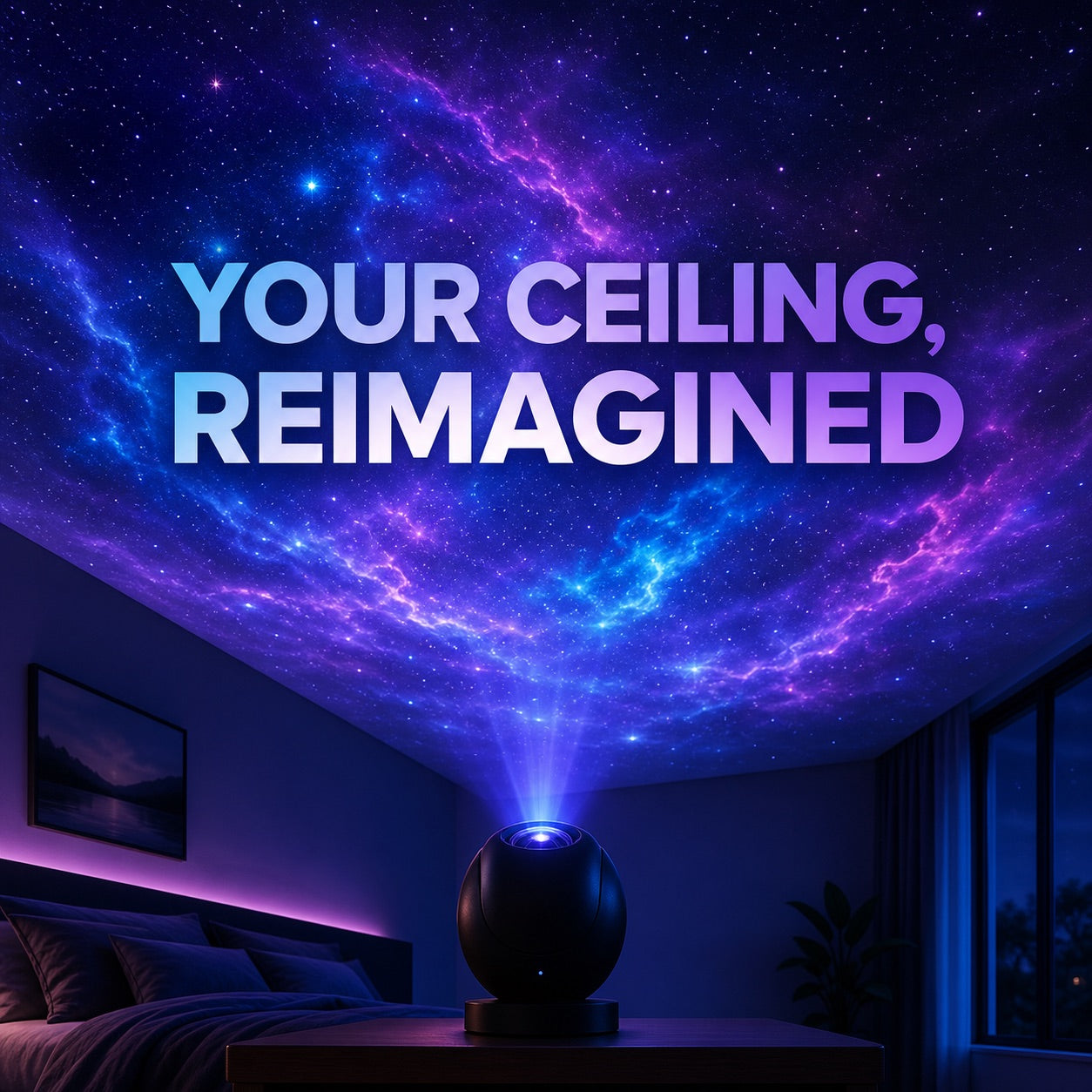 Galaxy Room Projector – Turn Your Ceiling Into a Galaxy