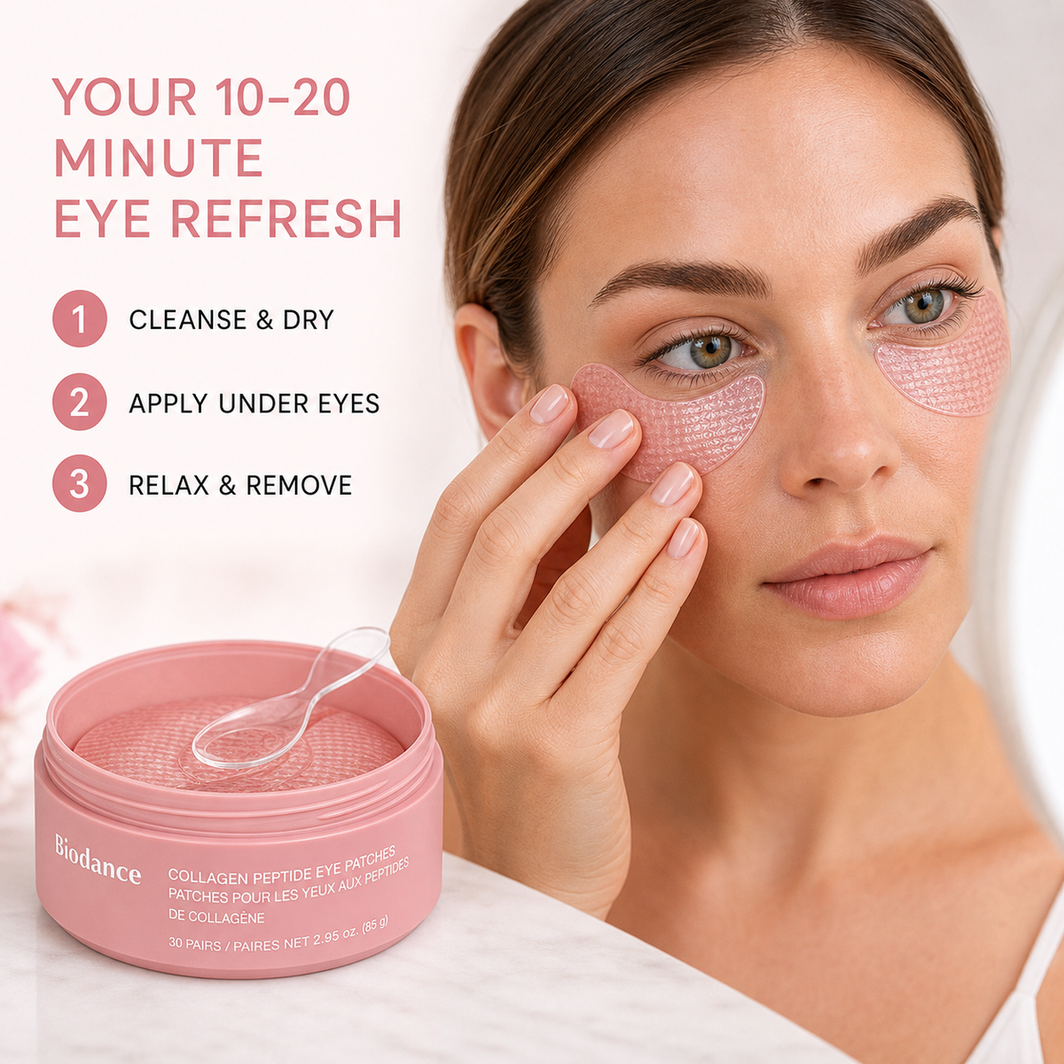 BIODANCE Collagen Peptide Hydrogel Eye Patches – 60 Patches